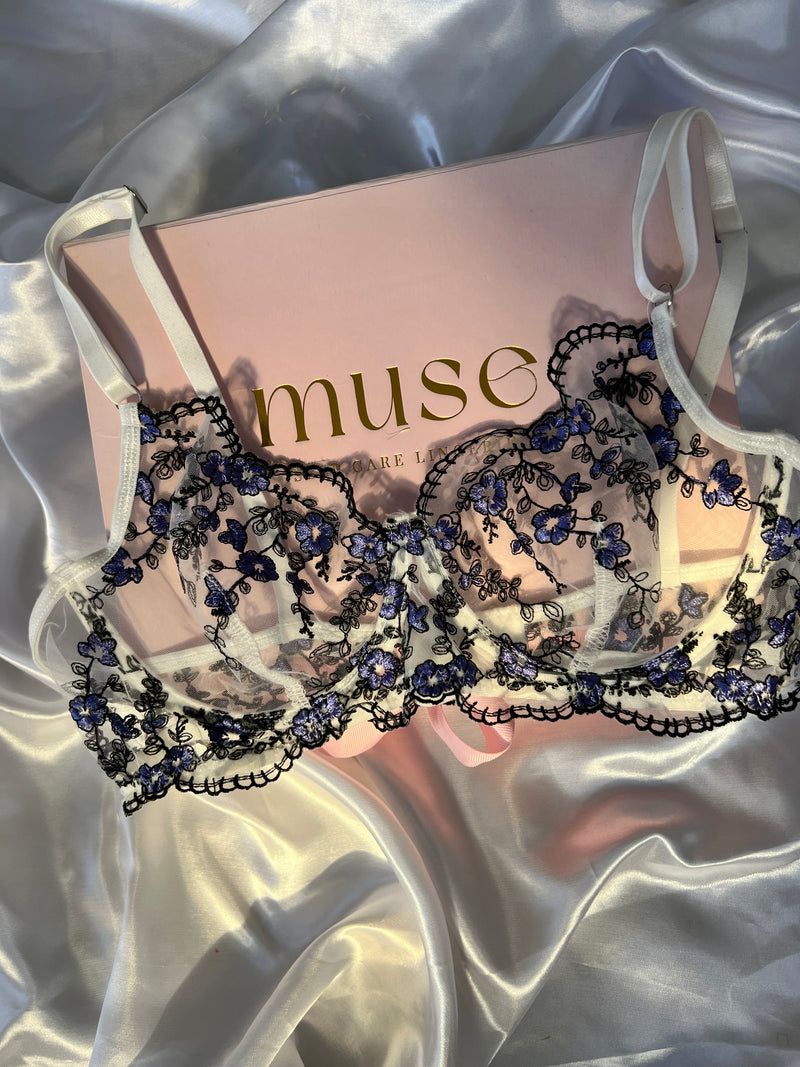 Bright Violet Dessous-Set