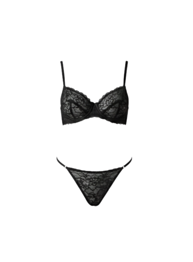 Noir Siren Dessous-Set
