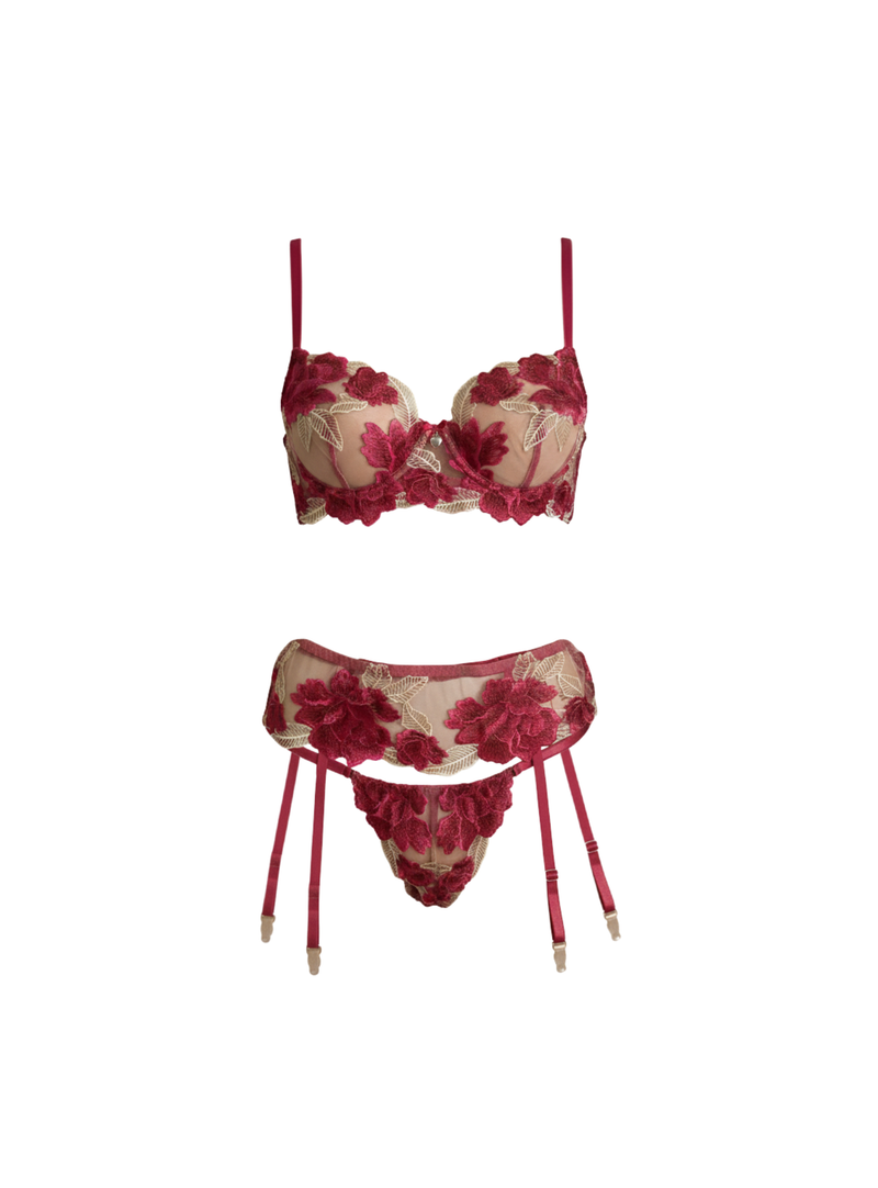 Pink Glow Dessous-Set