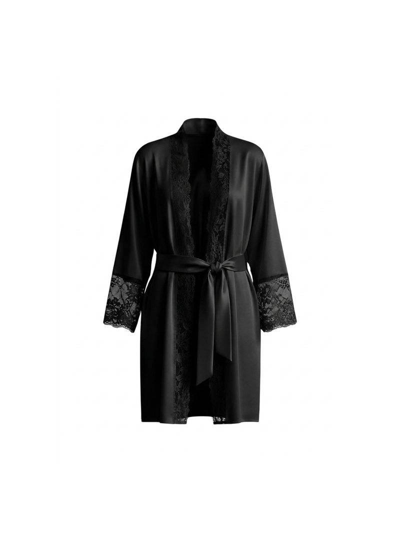 Silk Muse Satin-Morgenmantel