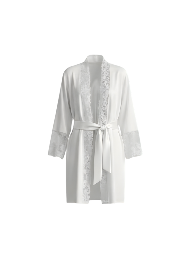Silk Muse Satin-Morgenmantel