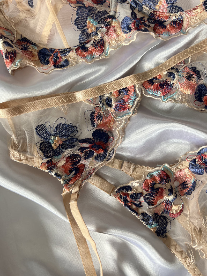 Sweet Peach Dessous-Set