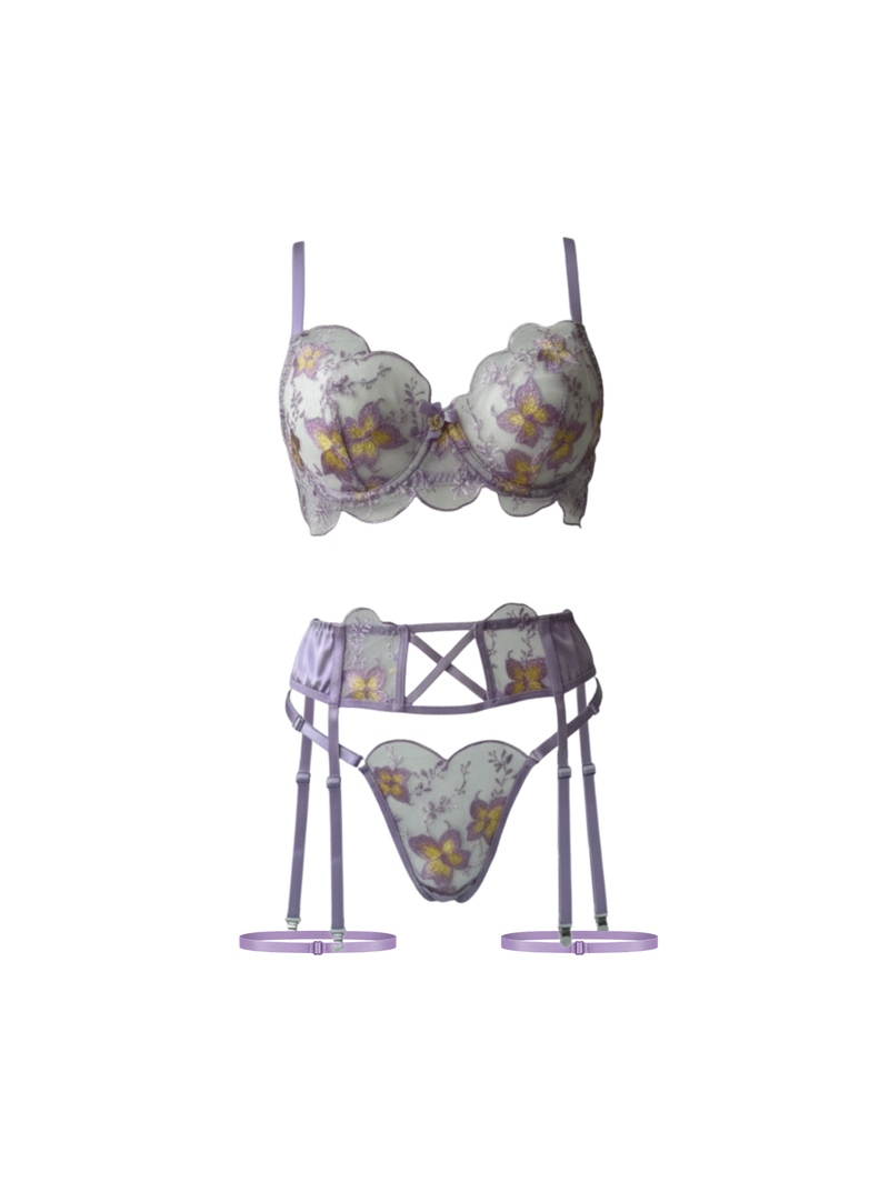 Violette Dorée Dessous-Set