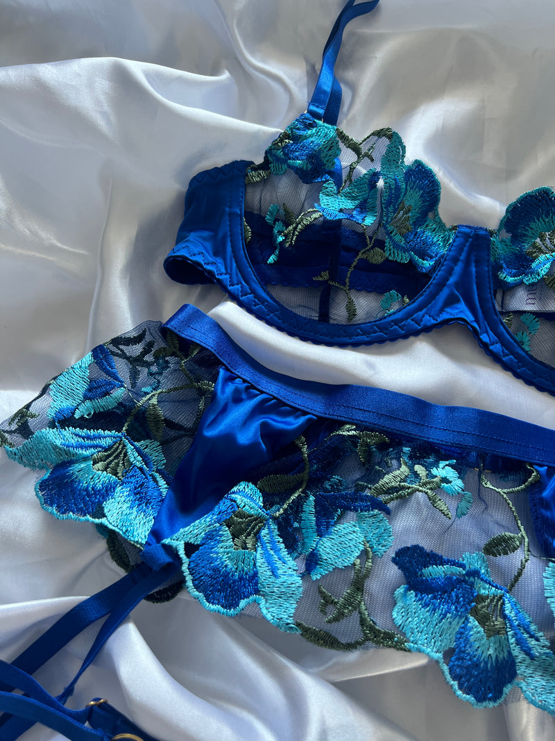 Azure Wave Dessous-Set