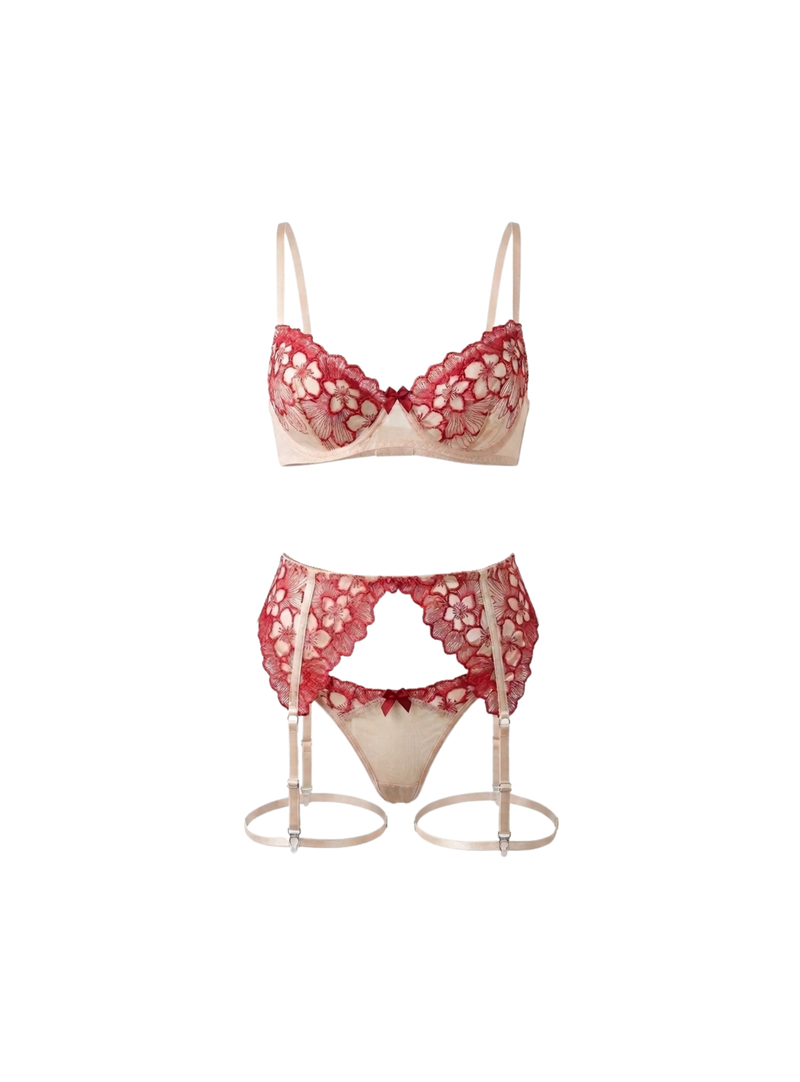 Nectar Rouge Dessous-Set