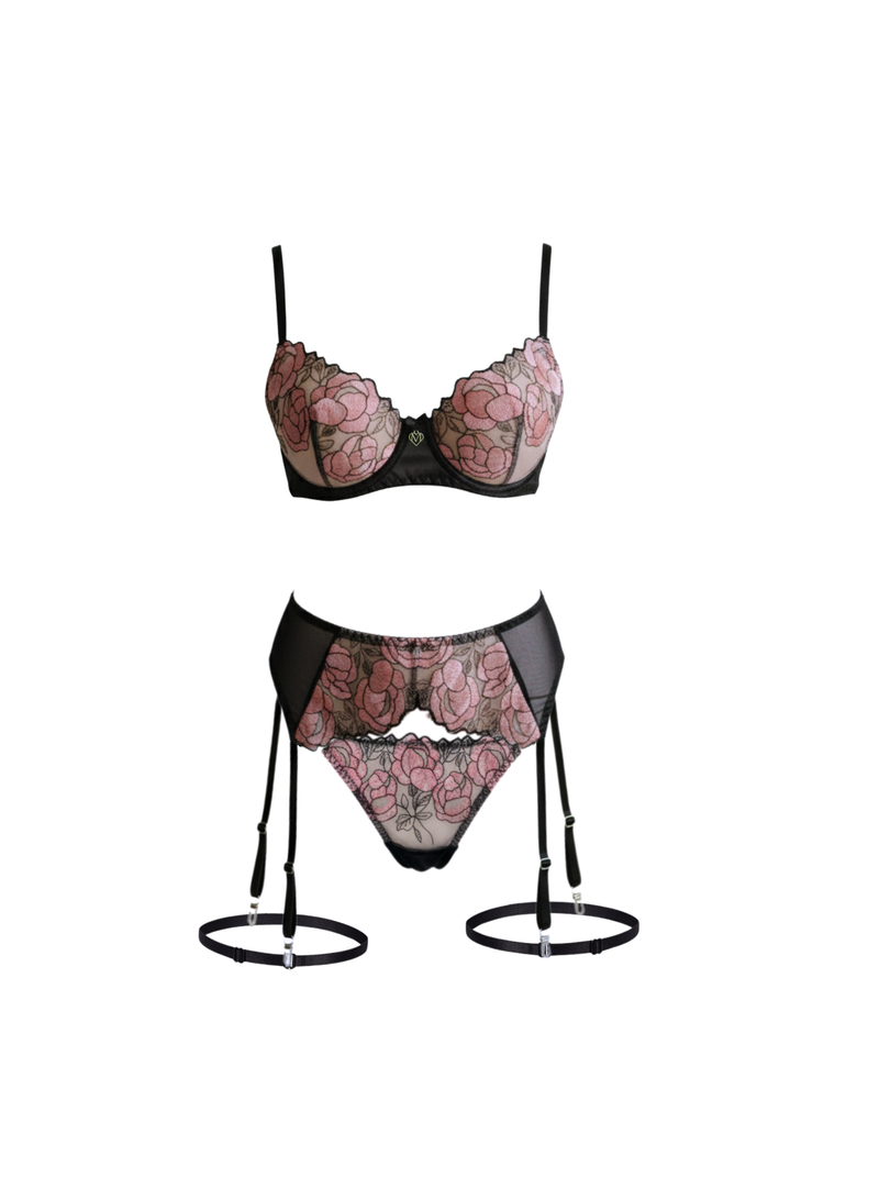 Rosé Reverie Dessous-Set