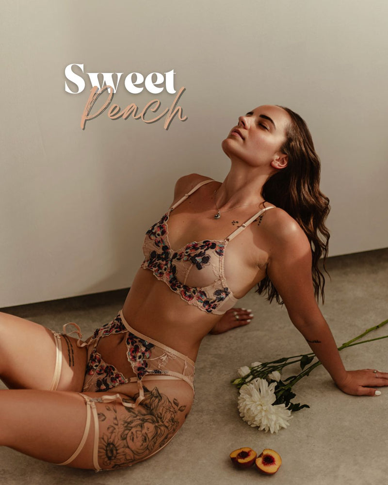 Sweet Peach Dessous-Set
