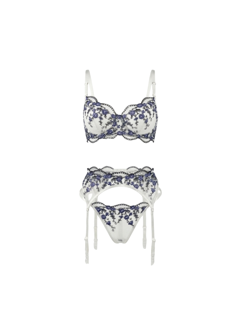 Bright Violet Dessous-Set