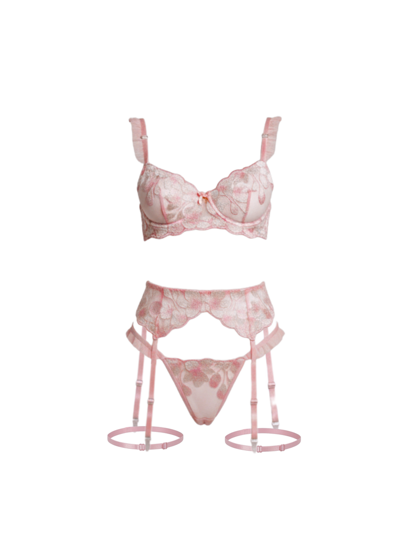 Belle Cerise Dessous-Set
