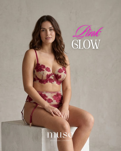 Pink Glow Dessous-Set