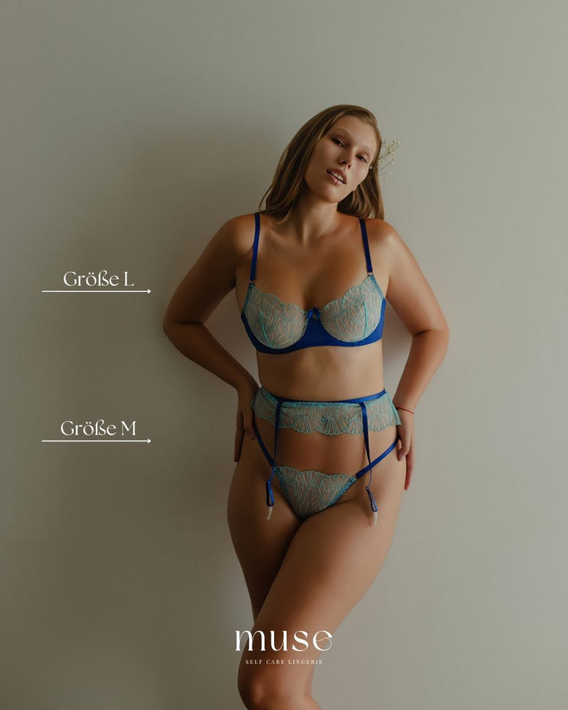 Teal Siren Dessous-Set