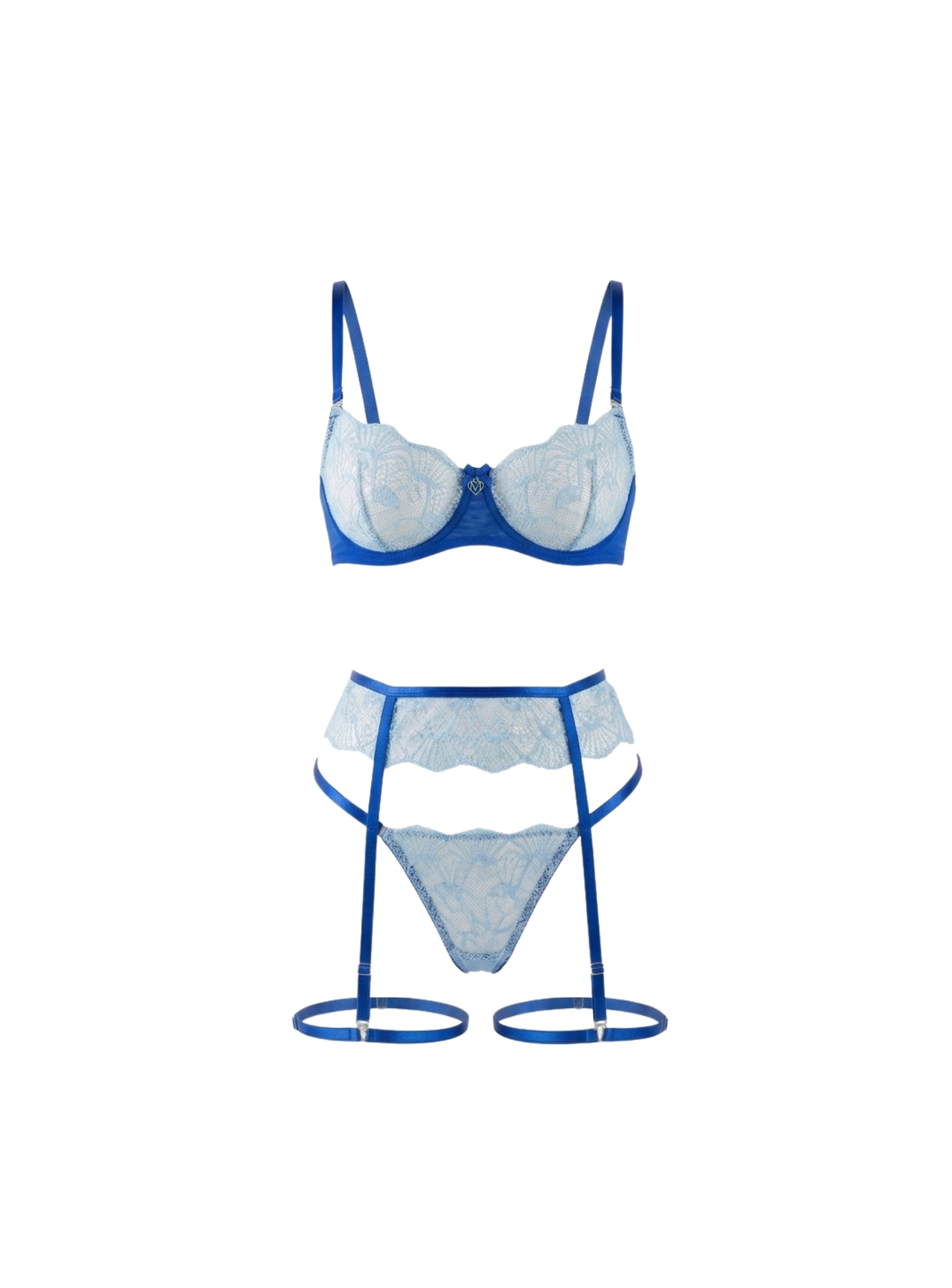 Teal Siren Dessous-Set