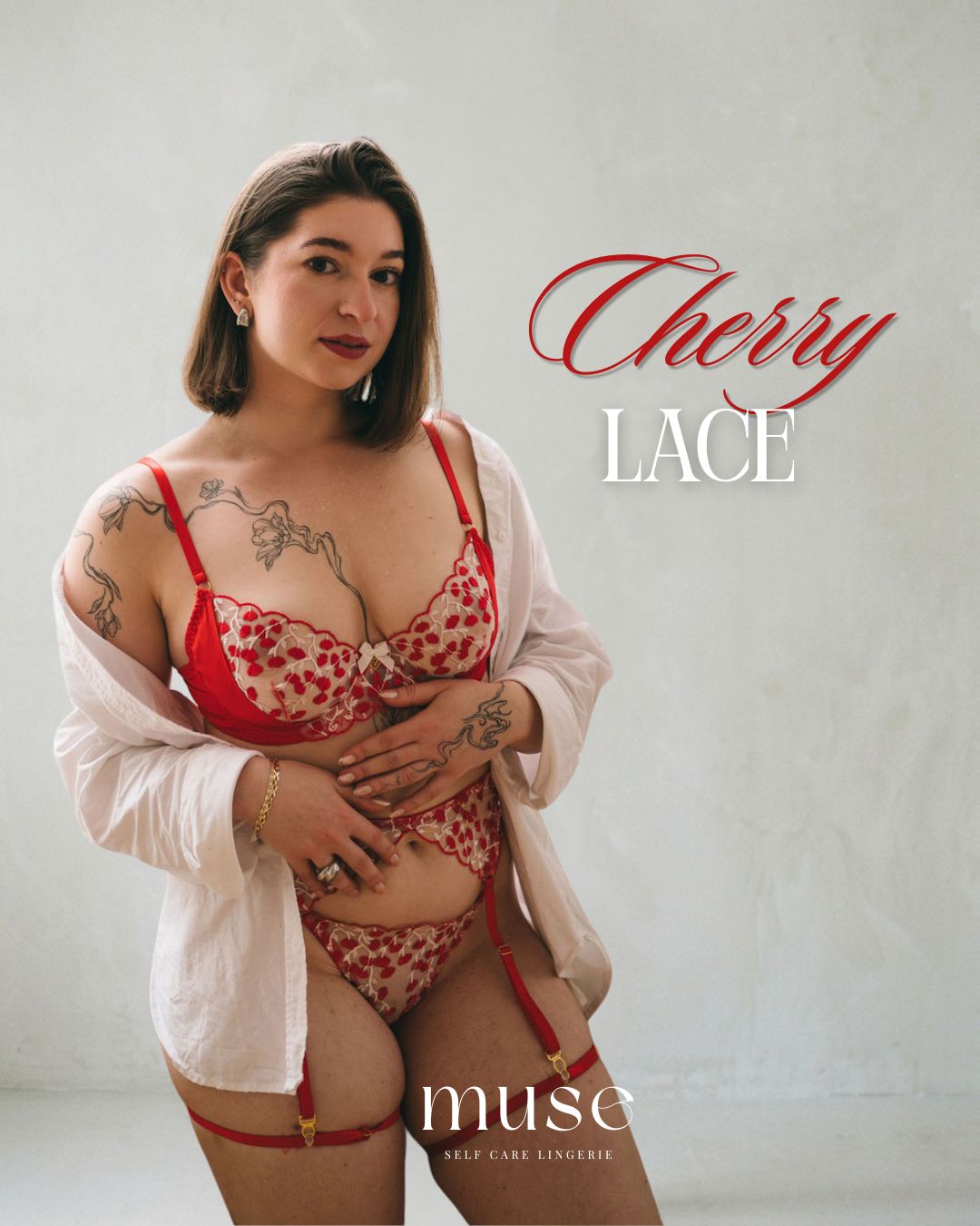 Cherry Lace Set