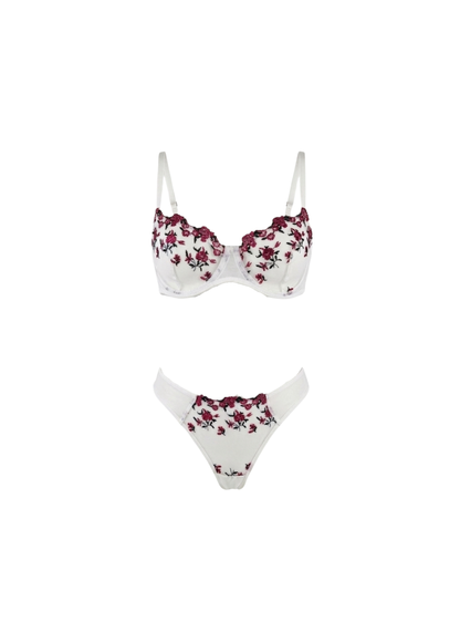 Red Velvet Dessous-Set